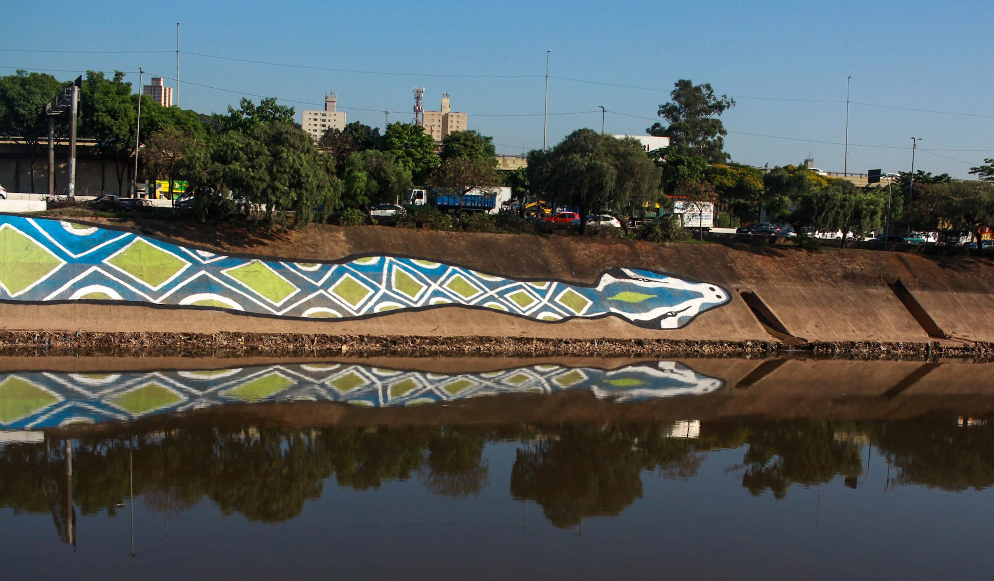Serpiente azul, palabras que salvan eduardo srur en tietê marginal